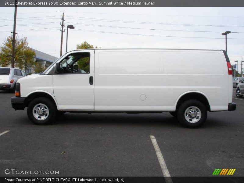 Summit White / Medium Pewter 2011 Chevrolet Express 2500 Extended Cargo Van