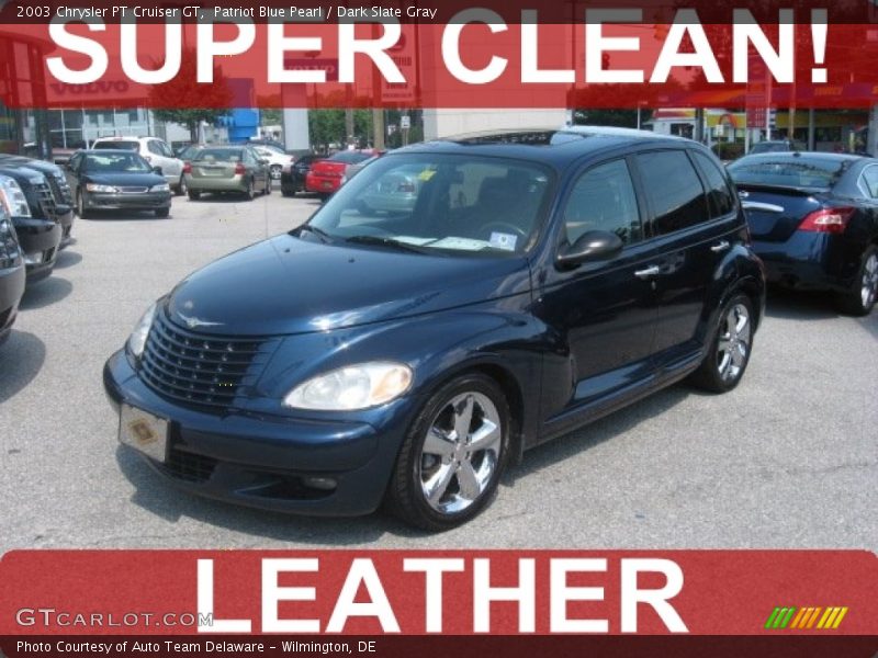 Patriot Blue Pearl / Dark Slate Gray 2003 Chrysler PT Cruiser GT
