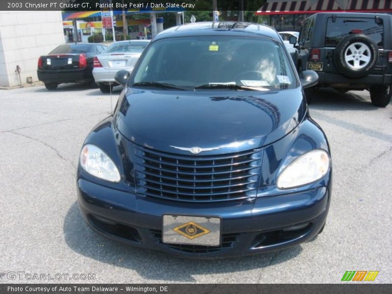 Patriot Blue Pearl / Dark Slate Gray 2003 Chrysler PT Cruiser GT