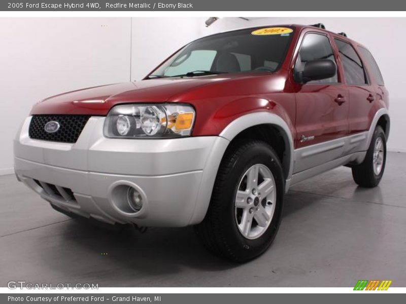 Redfire Metallic / Ebony Black 2005 Ford Escape Hybrid 4WD