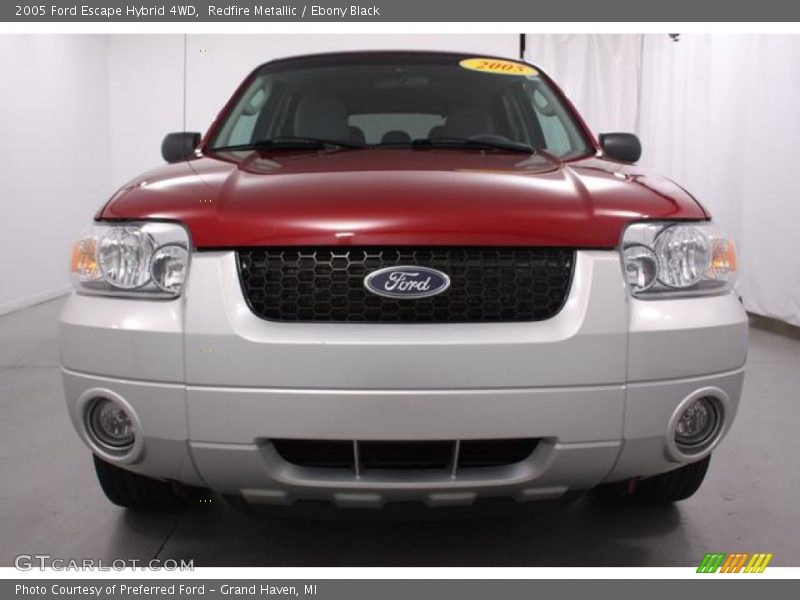 Redfire Metallic / Ebony Black 2005 Ford Escape Hybrid 4WD