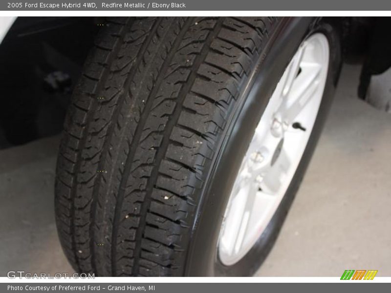 Redfire Metallic / Ebony Black 2005 Ford Escape Hybrid 4WD