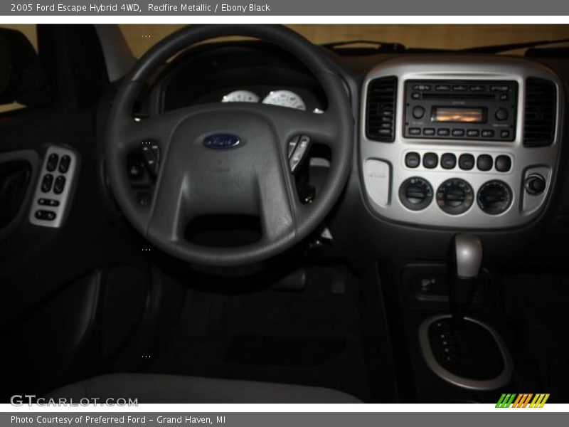 Redfire Metallic / Ebony Black 2005 Ford Escape Hybrid 4WD