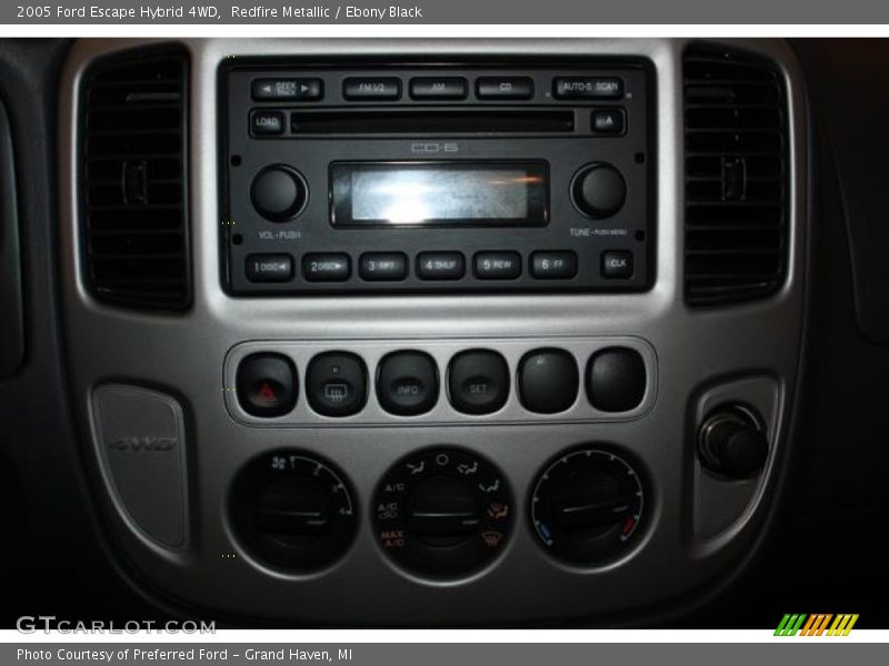 Audio System of 2005 Escape Hybrid 4WD
