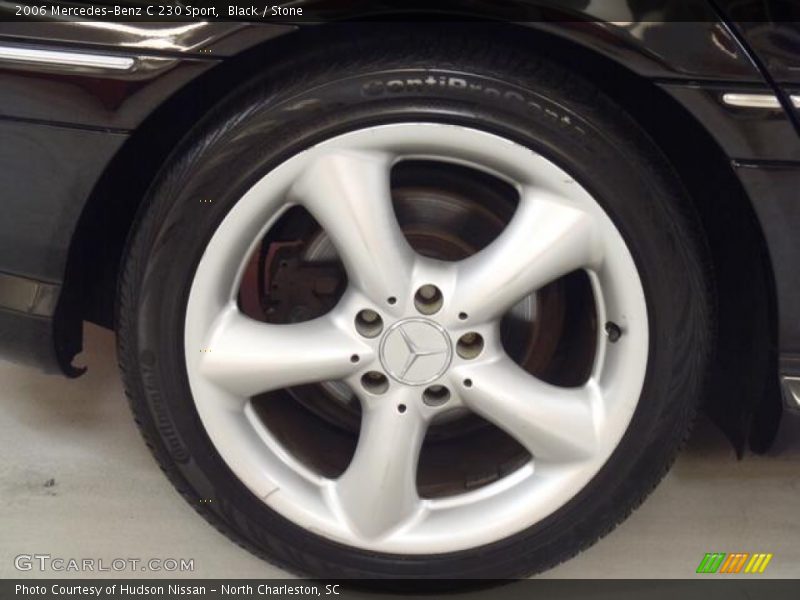 Black / Stone 2006 Mercedes-Benz C 230 Sport