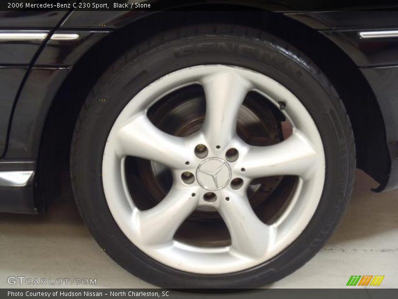 Black / Stone 2006 Mercedes-Benz C 230 Sport