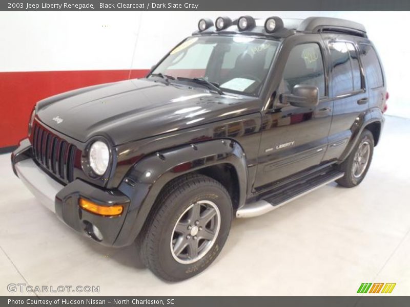 Black Clearcoat / Dark Slate Gray 2003 Jeep Liberty Renegade