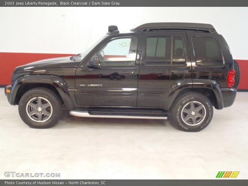Black Clearcoat / Dark Slate Gray 2003 Jeep Liberty Renegade