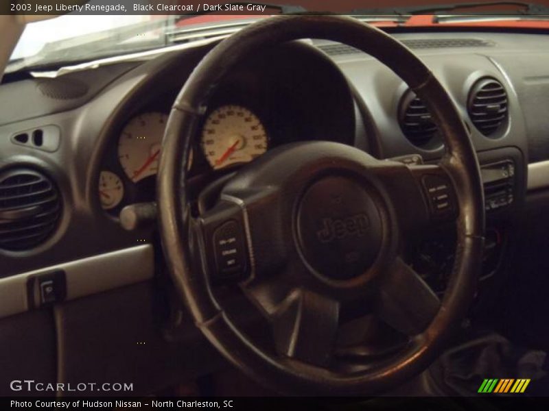 Black Clearcoat / Dark Slate Gray 2003 Jeep Liberty Renegade