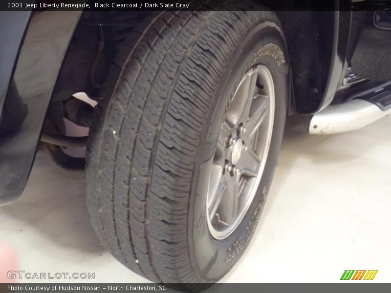 Black Clearcoat / Dark Slate Gray 2003 Jeep Liberty Renegade