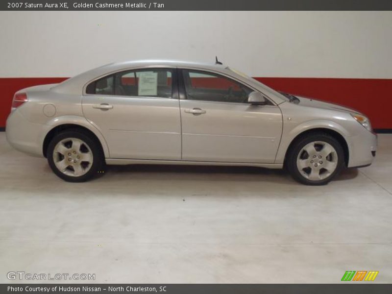 Golden Cashmere Metallic / Tan 2007 Saturn Aura XE
