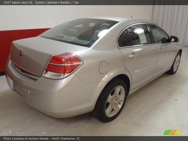 Golden Cashmere Metallic / Tan 2007 Saturn Aura XE