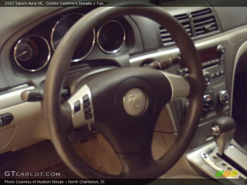 Golden Cashmere Metallic / Tan 2007 Saturn Aura XE