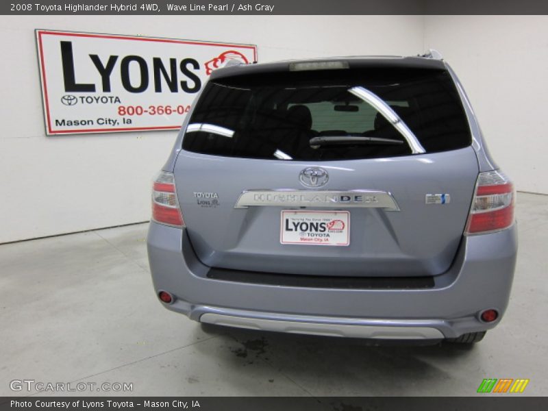 Wave Line Pearl / Ash Gray 2008 Toyota Highlander Hybrid 4WD