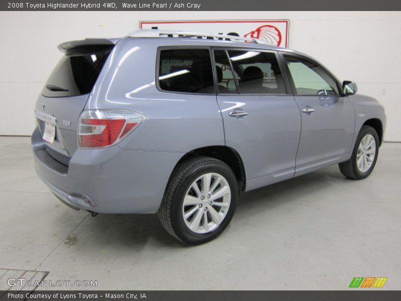 Wave Line Pearl / Ash Gray 2008 Toyota Highlander Hybrid 4WD