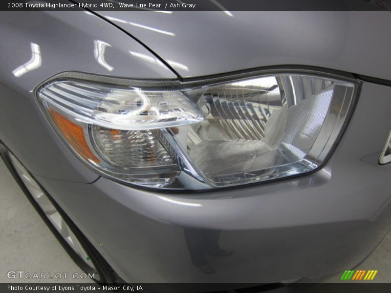 Wave Line Pearl / Ash Gray 2008 Toyota Highlander Hybrid 4WD