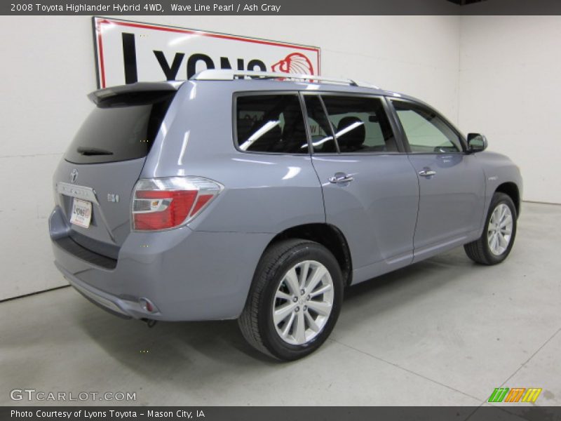Wave Line Pearl / Ash Gray 2008 Toyota Highlander Hybrid 4WD