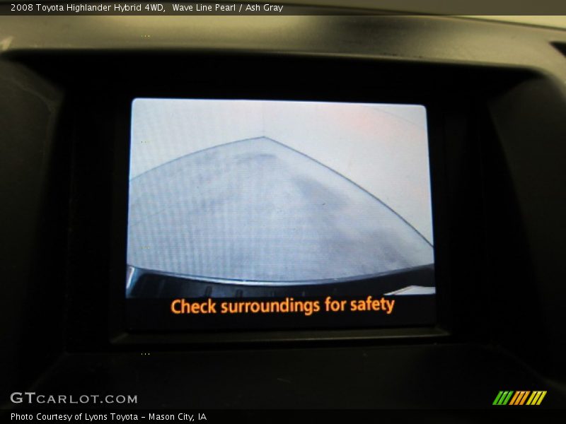 Wave Line Pearl / Ash Gray 2008 Toyota Highlander Hybrid 4WD