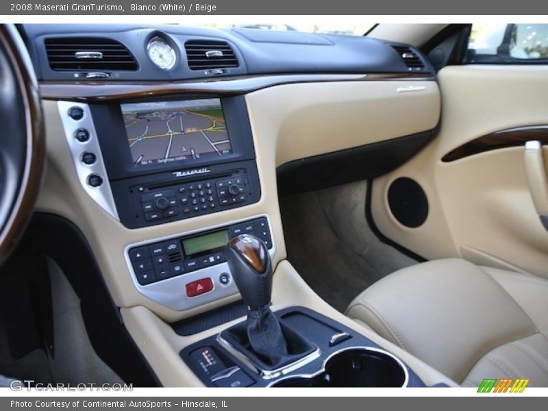 Bianco (White) / Beige 2008 Maserati GranTurismo