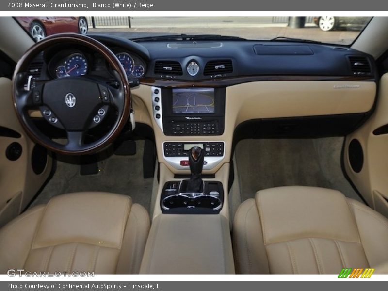 Bianco (White) / Beige 2008 Maserati GranTurismo