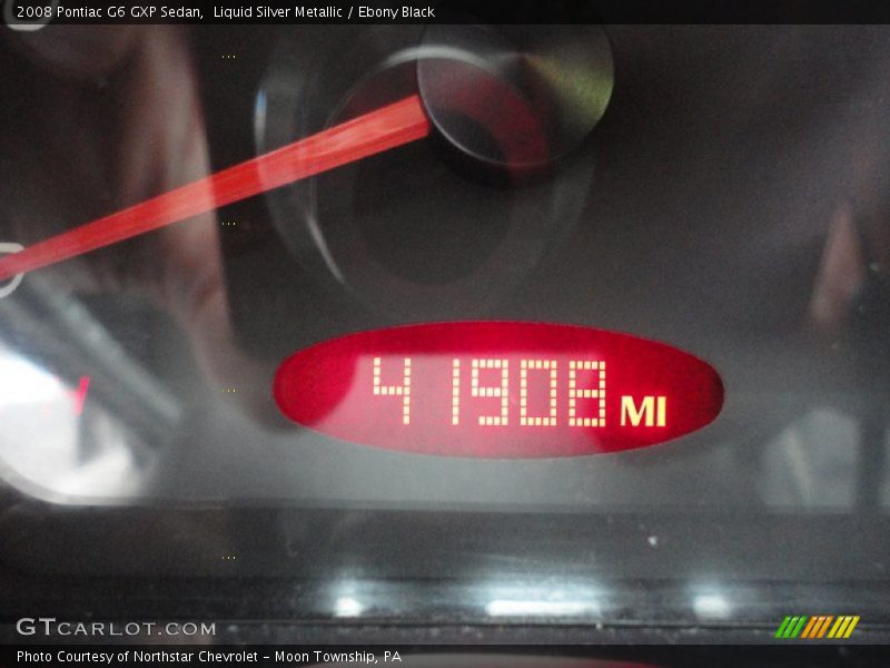 Liquid Silver Metallic / Ebony Black 2008 Pontiac G6 GXP Sedan