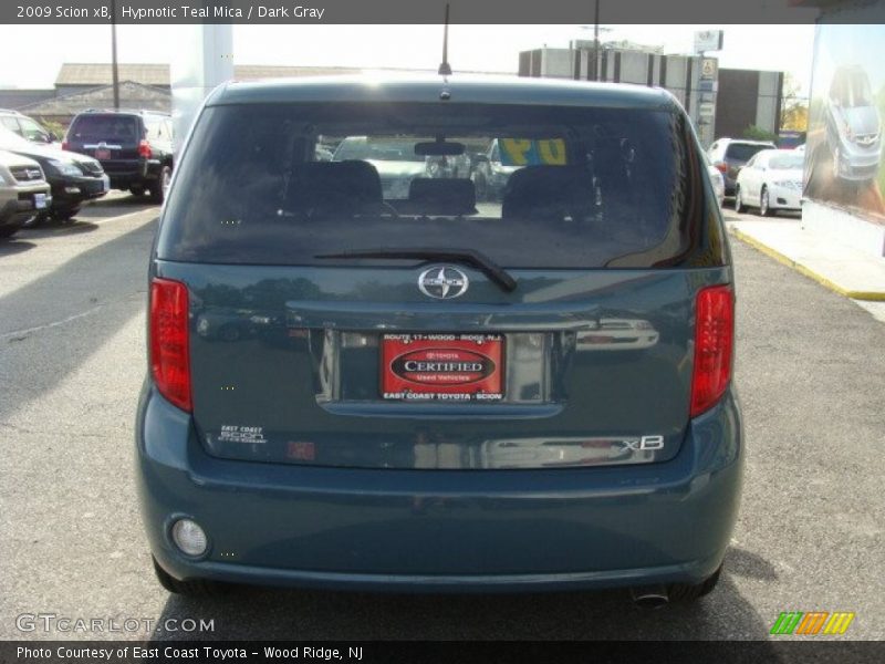 Hypnotic Teal Mica / Dark Gray 2009 Scion xB