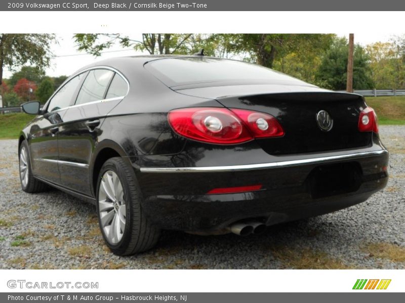 Deep Black / Cornsilk Beige Two-Tone 2009 Volkswagen CC Sport