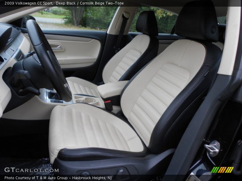  2009 CC Sport Cornsilk Beige Two-Tone Interior