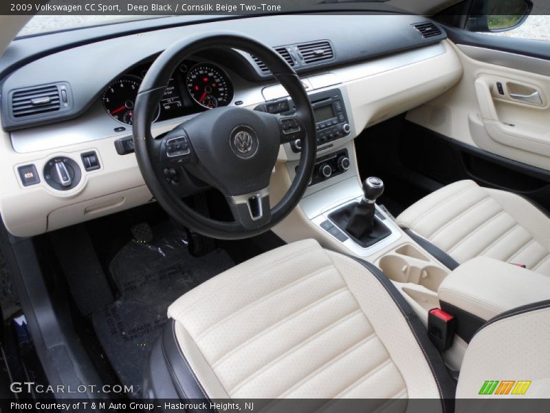 Cornsilk Beige Two-Tone Interior - 2009 CC Sport 