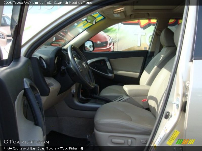 Savannah Metallic / Taupe 2008 Toyota RAV4 Limited 4WD