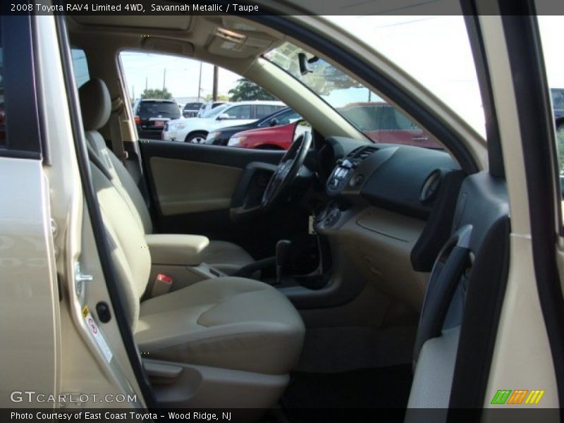 Savannah Metallic / Taupe 2008 Toyota RAV4 Limited 4WD