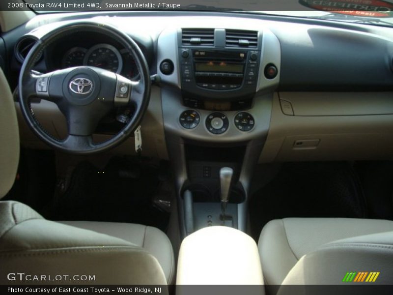 Savannah Metallic / Taupe 2008 Toyota RAV4 Limited 4WD