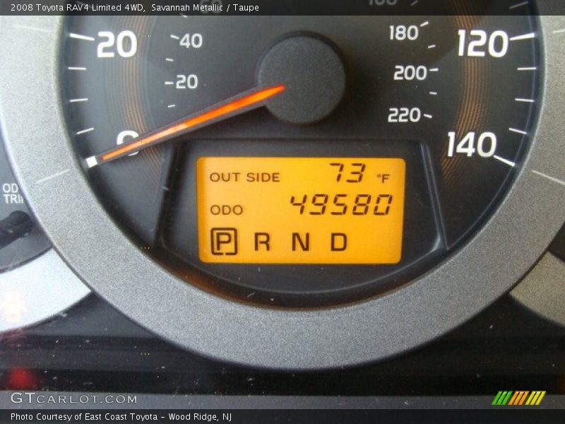 Savannah Metallic / Taupe 2008 Toyota RAV4 Limited 4WD