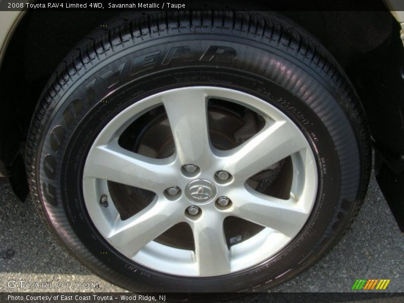 Savannah Metallic / Taupe 2008 Toyota RAV4 Limited 4WD