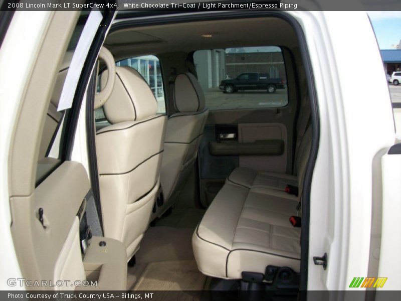  2008 Mark LT SuperCrew 4x4 Light Parchment/Espresso Piping Interior