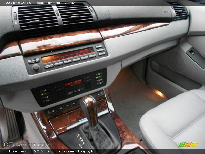 Topaz Blue Metallic / Gray 2003 BMW X5 3.0i