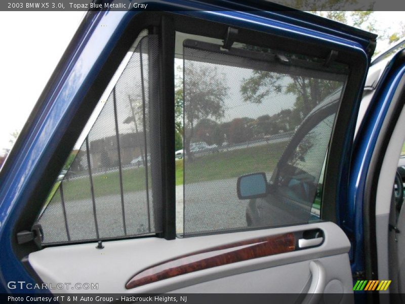 Topaz Blue Metallic / Gray 2003 BMW X5 3.0i