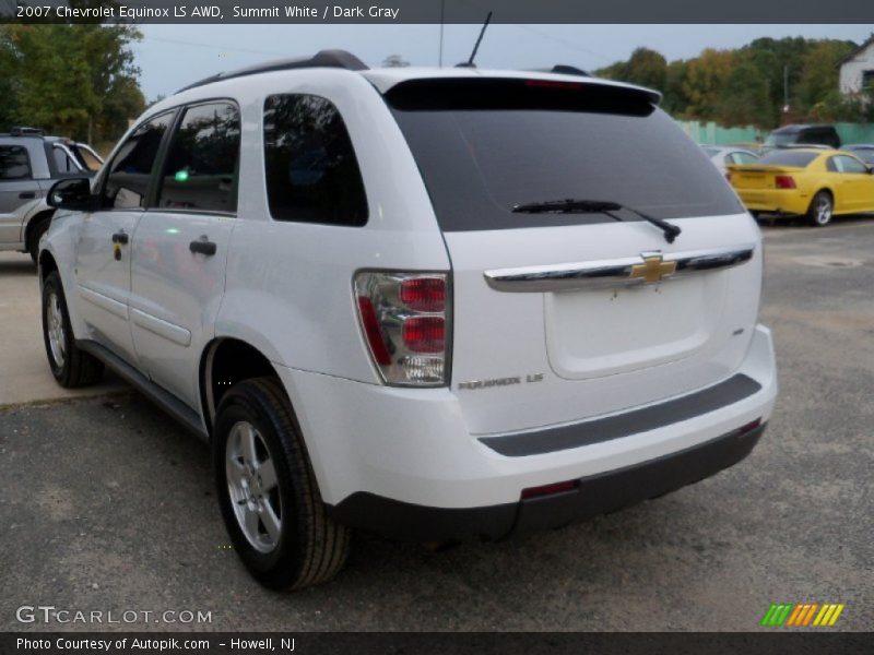 Summit White / Dark Gray 2007 Chevrolet Equinox LS AWD