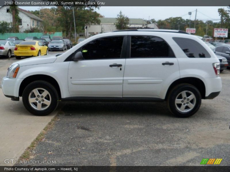 Summit White / Dark Gray 2007 Chevrolet Equinox LS AWD