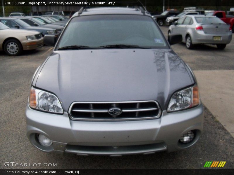Monterey Silver Metallic / Medium Gray 2005 Subaru Baja Sport