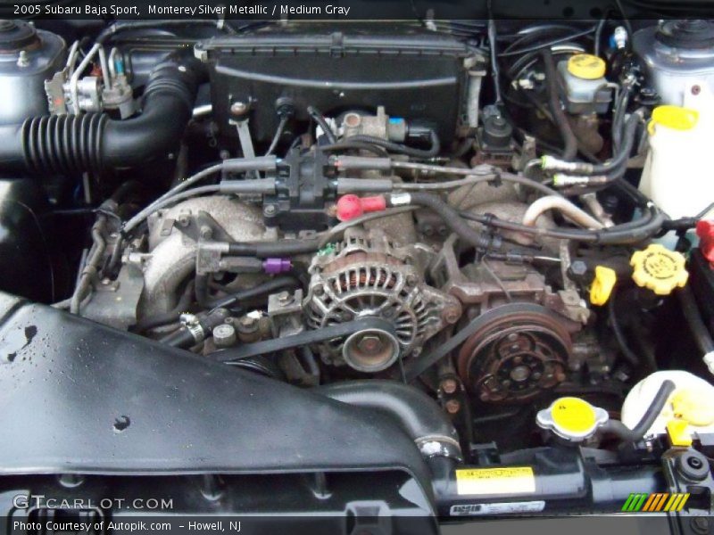 Monterey Silver Metallic / Medium Gray 2005 Subaru Baja Sport