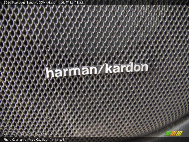 Arctic White / Black 2010 Mercedes-Benz ML 350 4Matic