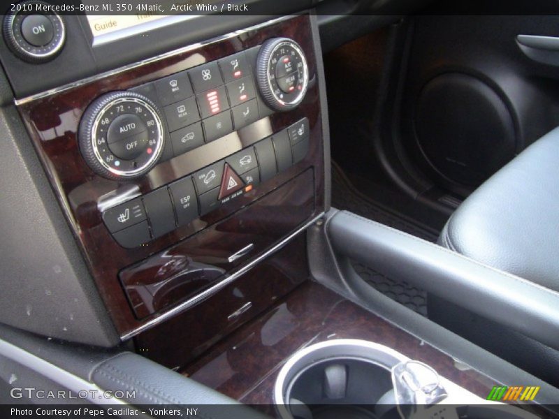 Arctic White / Black 2010 Mercedes-Benz ML 350 4Matic