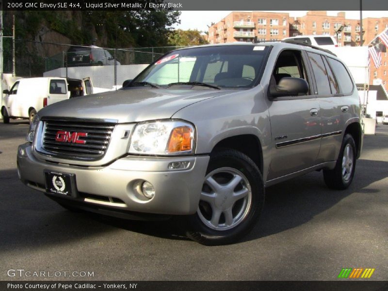 Liquid Silver Metallic / Ebony Black 2006 GMC Envoy SLE 4x4