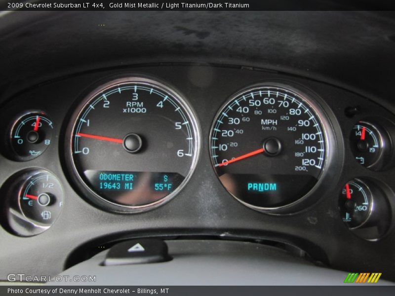 Gold Mist Metallic / Light Titanium/Dark Titanium 2009 Chevrolet Suburban LT 4x4