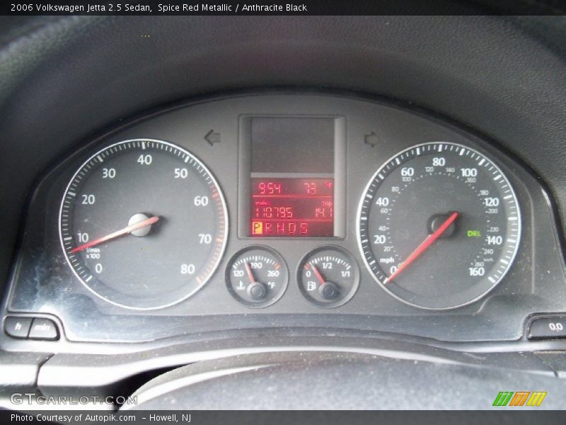 Spice Red Metallic / Anthracite Black 2006 Volkswagen Jetta 2.5 Sedan