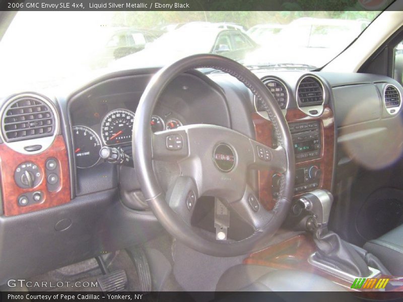 Liquid Silver Metallic / Ebony Black 2006 GMC Envoy SLE 4x4