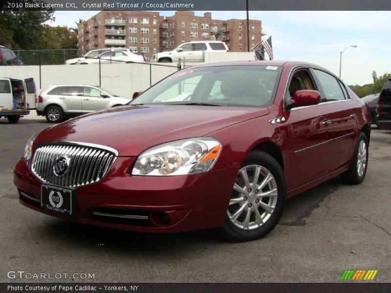 Crystal Red Tintcoat / Cocoa/Cashmere 2010 Buick Lucerne CXL