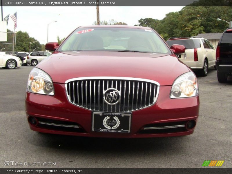 Crystal Red Tintcoat / Cocoa/Cashmere 2010 Buick Lucerne CXL