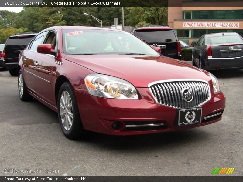 Crystal Red Tintcoat / Cocoa/Cashmere 2010 Buick Lucerne CXL